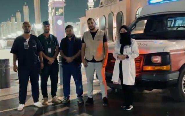 مبادرة ميدانية لإسعاف ضيوف الرحمن بالمدينة المنورة