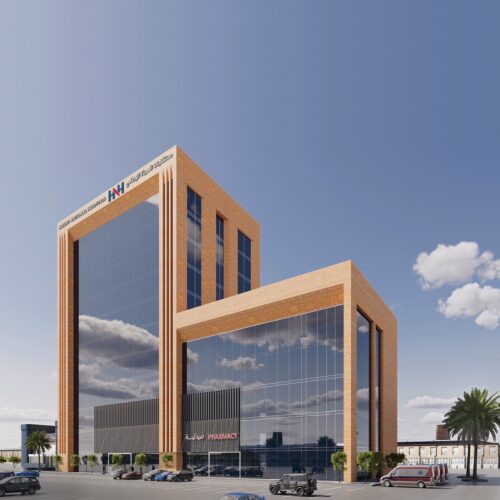 توسعة مستشفى الحياة الوطني - عنيزة | 150 سرير